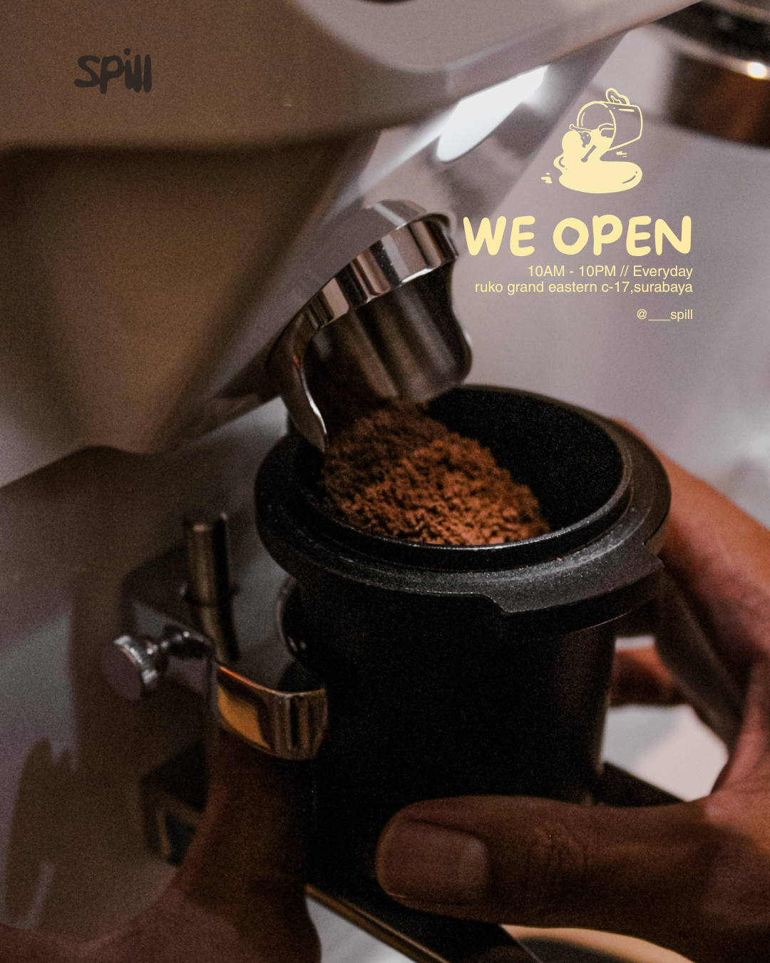 Photography Session Spill Coffee